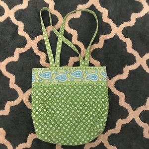 Vera Bradley classic quilted tote shoulder bag